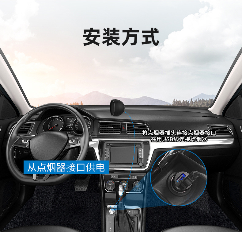 Car Hud Head-Up Display Car Universal Smart Lcd Instrument Gps Speed Alarm Speed Head-Up Display G1