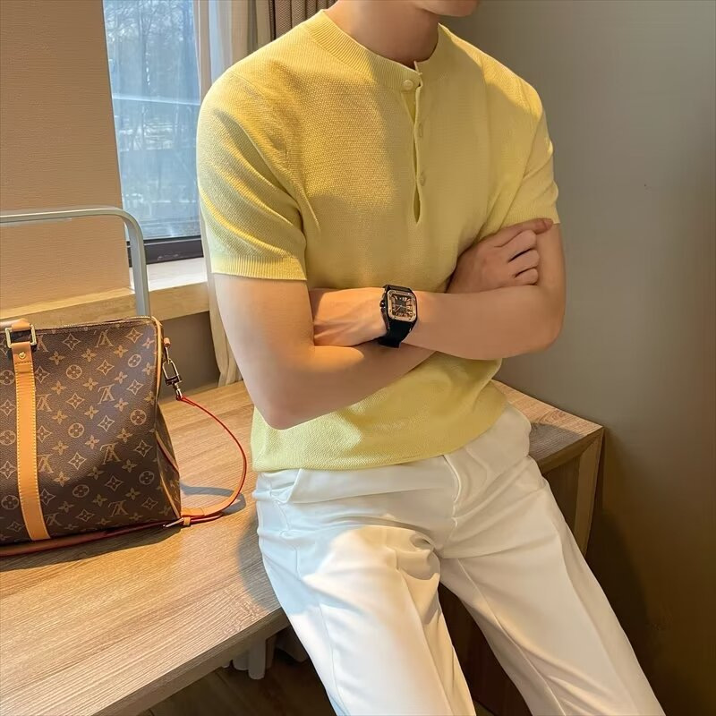 Summer knitted T-shirt