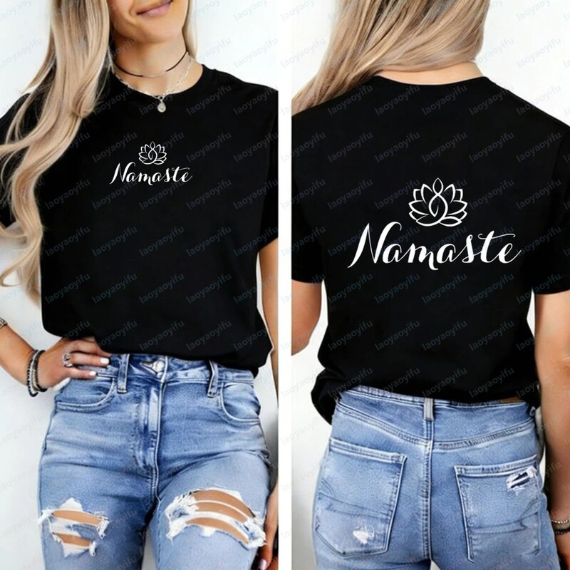 Namaste T-Shirt Popular Yoga Pilates Design Special Gift Top Quality for Women Girls Ladies 100% Pure Namaste T-Shirt Popular Yoga Pilates Design Special Gift Top Quality for Women Girls Ladies 100% Pure