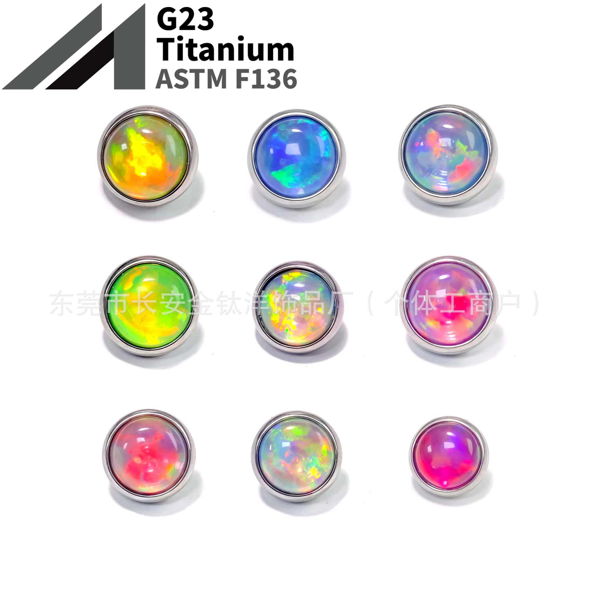 16G labret stud size and finish detail