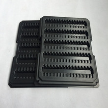 定制PS吸塑包裝抗靜電托盤 導電塑料PCBA防靜電 堆疊式托盤周轉盤