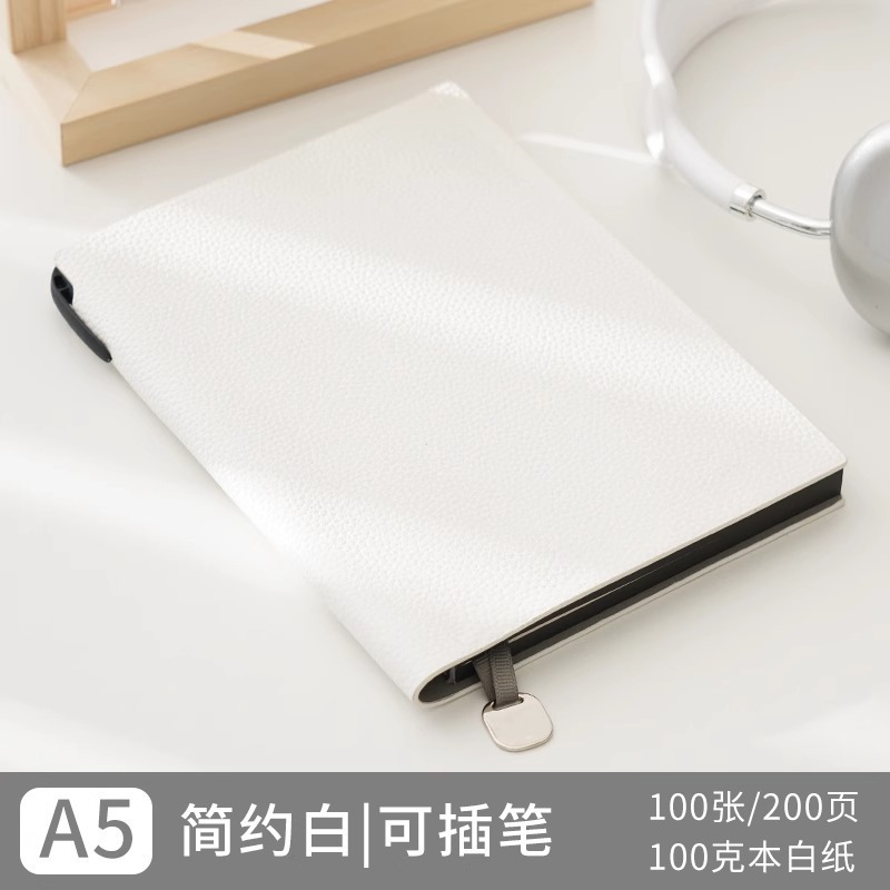 厚手の大きいサイズのノートのビジネスの簡単な事務の手帳のノートのA5レイシの紋様の柔らかい皮の面はlogoを印刷することができます。|undefined