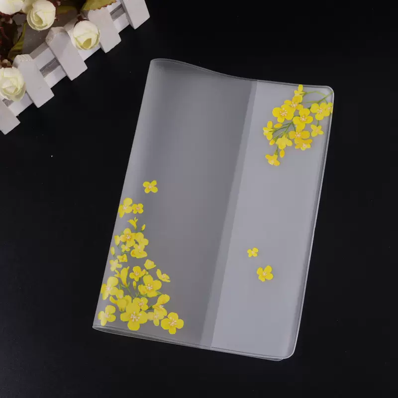 厂家定制pvc书皮书套开学学习用品透明印花课本书膜学生书本防水