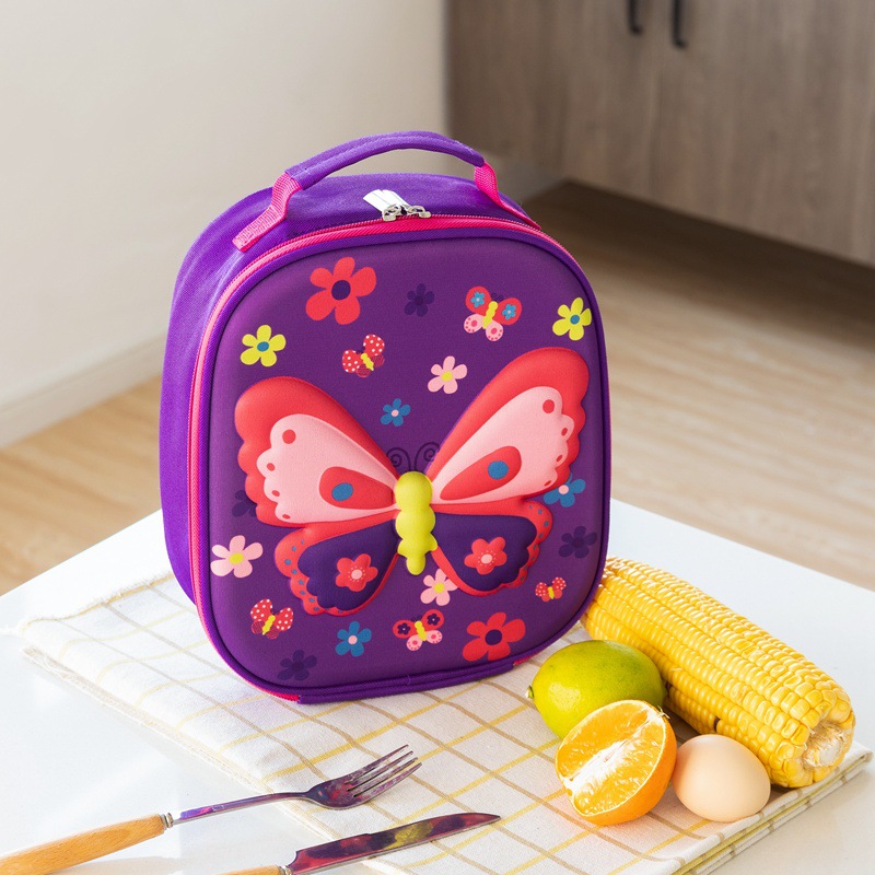 Nuevo Unicornio Bolsa de almuerzo para niños portátil de dibujos animados estudiante aislamiento lindo bolsa de aislamiento almuerzo caja chica amigable con el medio ambiente