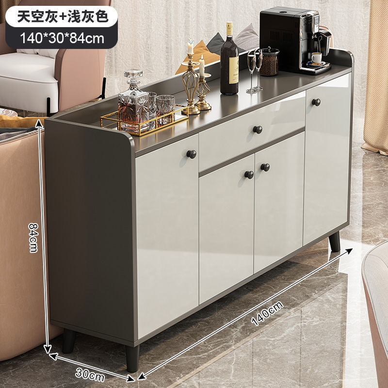 轻奢餐边柜简约现代茶水柜置物柜碗柜家用客厅酒柜厨房橱柜储物柜|undefined