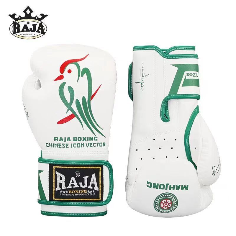 Rajaブランドボクシング散打トレーニング試合手袋格闘格闘成人男女ボクサー超繊維花色