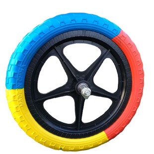 Children's balance of gliding bicycle dedicated wheels solid inflatable bicycle 轱 轱 轱 配 儿 12 -inch foam plastic tire