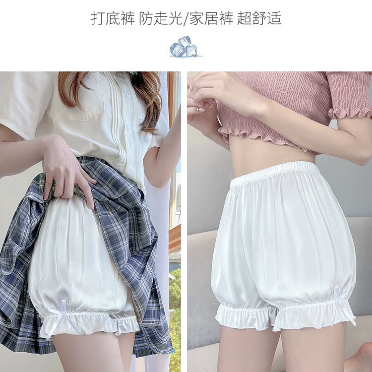 Safe thin trousers, protective underware, white flashlight, base shorts, loose fit