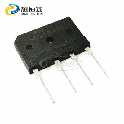 原装MDD KBJ1510 15A/1000V 整流桥 扁桥 桥堆 单相硅桥式整流器|ms