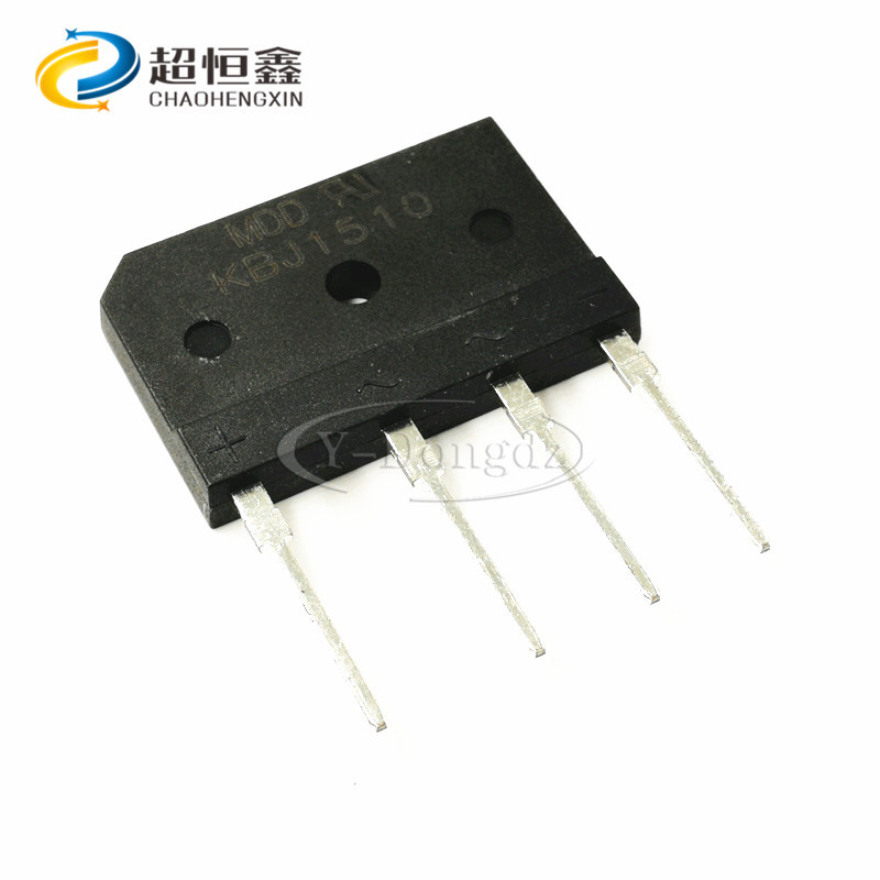 原装MDD KBJ1510 15A/1000V 整流桥 扁桥 桥堆 单相硅桥式整流器|ms