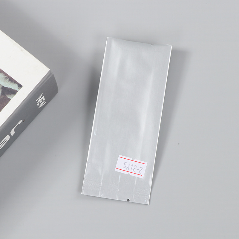 Spot bolsa de papel kraft con ventana transparente bolsa de embalaje de alimentos autosellada autoportante bolsa de té sellada de ocho lados fácil de rasgar