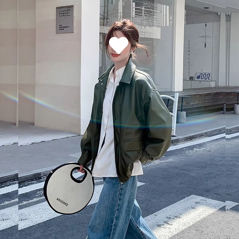 진한 녹색* 플립 커버