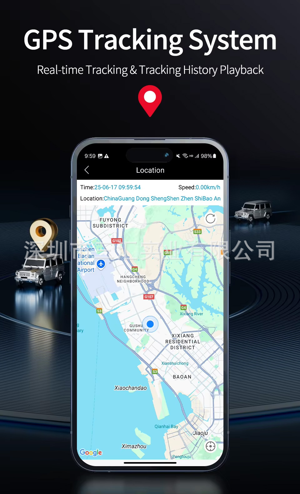 10-inch 4G dashcam with remote monitoring, carplay portable screen, reversing camera, car recorder