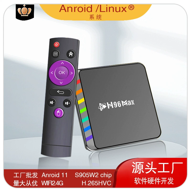 H96 MAX приставка — Android Smart TV Box, 4K Ultra HD сетевой плеер, TV box, BT