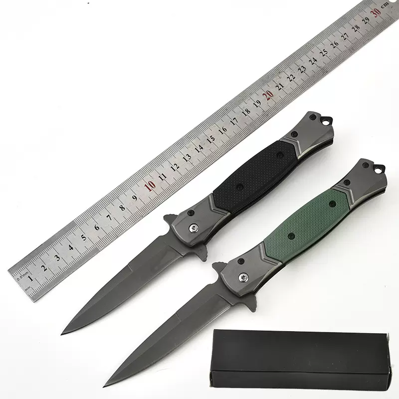 高硬度折叠刀野营战术户外刀具野外求生刀多功能仿身战术刀水果刀