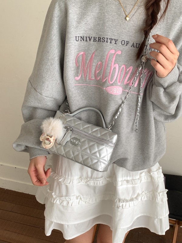 Bolso de mano de alta sensación 2026 nuevo bolso de cadena pequeña bolso cuadrado pequeño bolso de moda pequeña caja de viento de fragancia