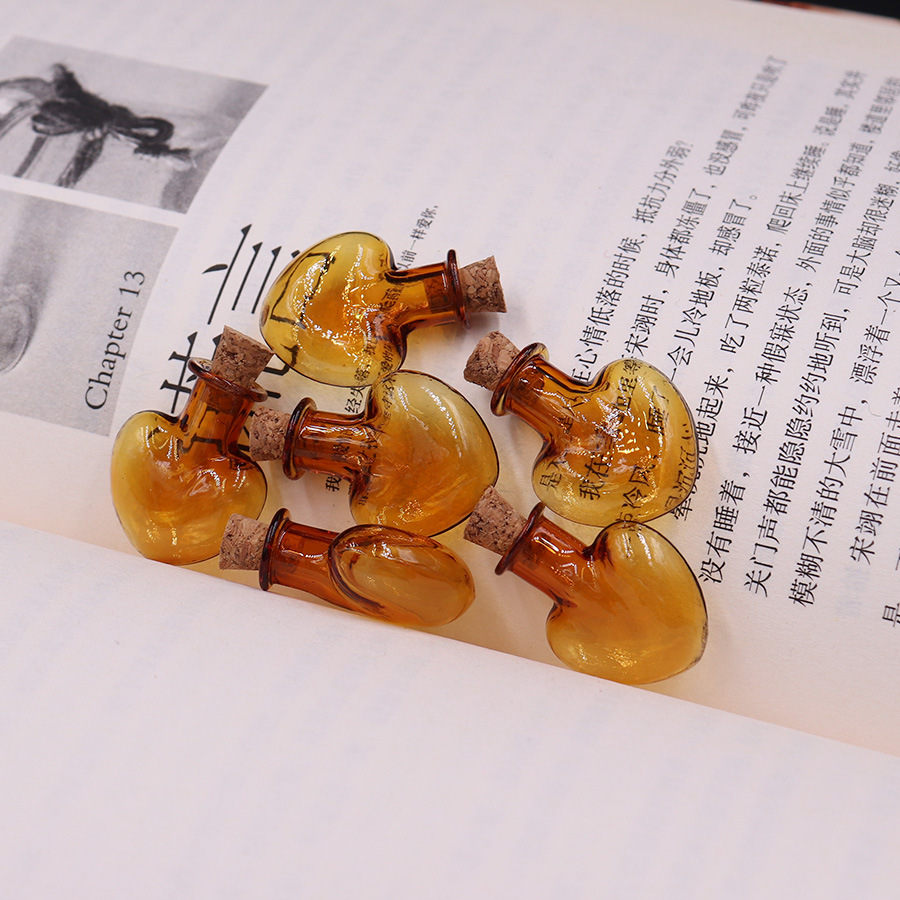 5g Weight Ornaments Jewelry Making Type 2.5-3CM Jewelry Making Size Drift bottle Classification 1 Piece Quantity Wooden plug, Glass Material Geometric Pattern Simple Style Style 1 Piece 2.5-3CM Wooden Plug Glass Geometric Drift Bottle 23