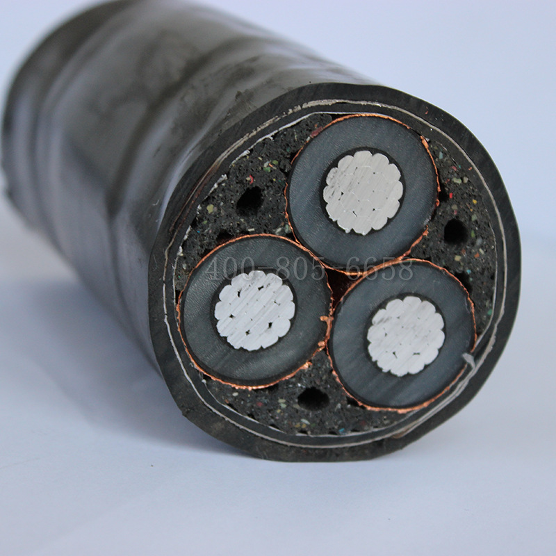 亮诚电缆高压8.7/15KV国标铝YJLV22铠装地埋3芯120-240平方电缆线