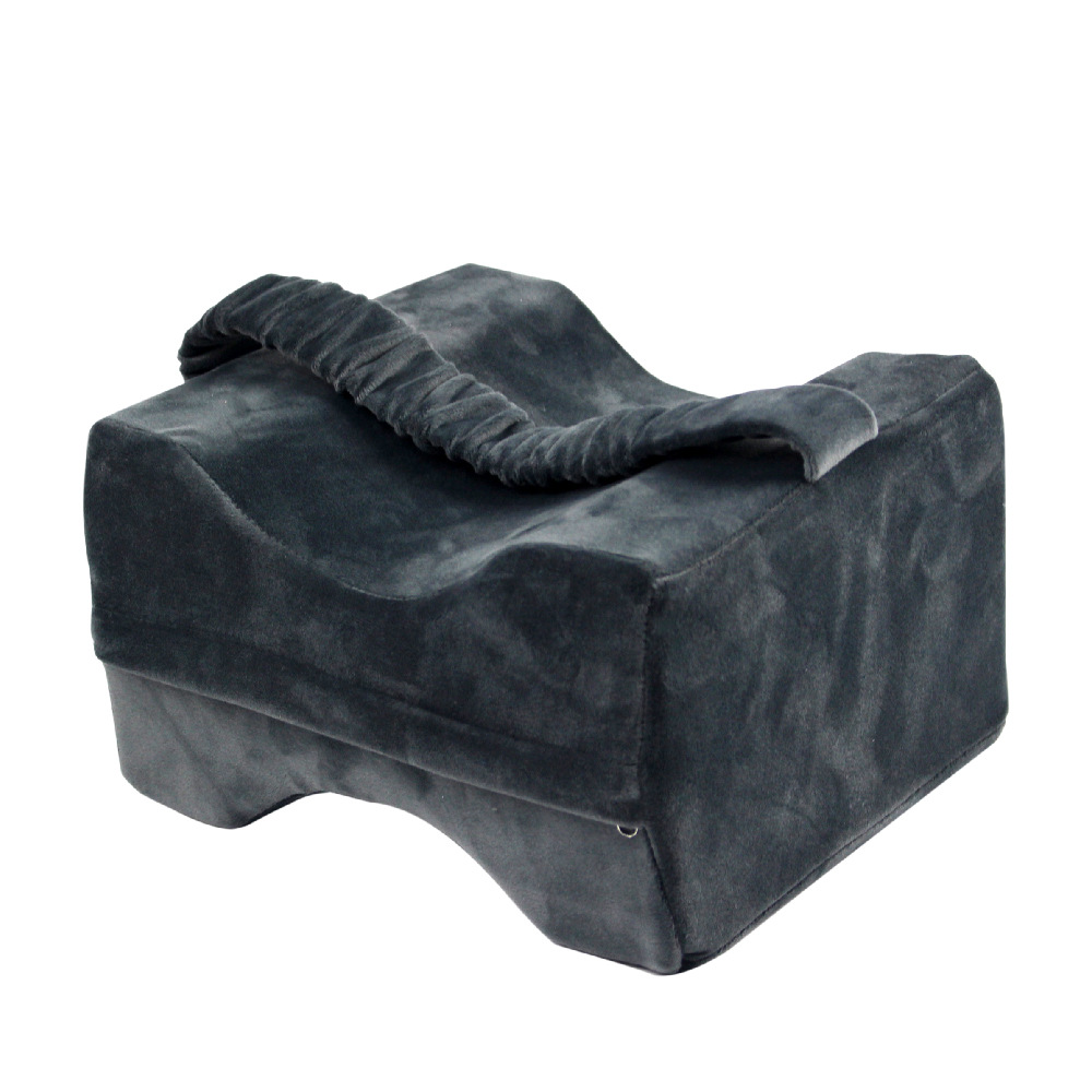 Almohada para piernas de Amazon con espuma viscoelástica de rebote lento, almohada para piernas y pies para mujeres embarazadas, almohada para rodillas, espuma viscoelástica para aliviar la presión y relajarse.