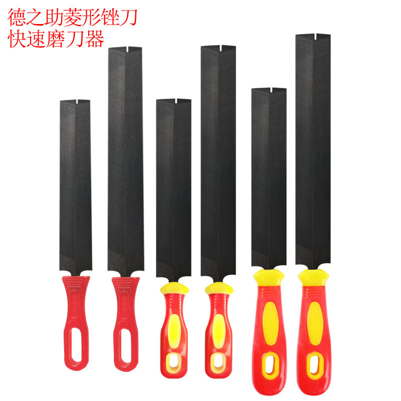 徳之助ひし形ヤスリ木工のこぎりやすりの三角やすりの快速研ぎ器の露店2元店は角質の鋼やすりを挫折させた|undefined