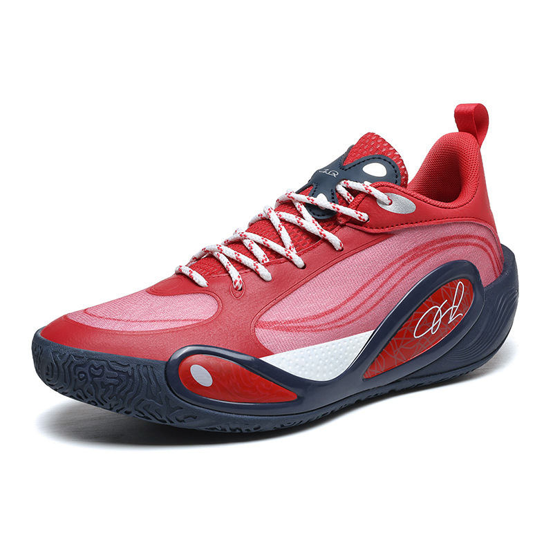 Cross-Border New Basketball Shoes Reeves Actual Game Sports Shoes Youth Student Running Shoes Non-Slip Wear-Resistant Men