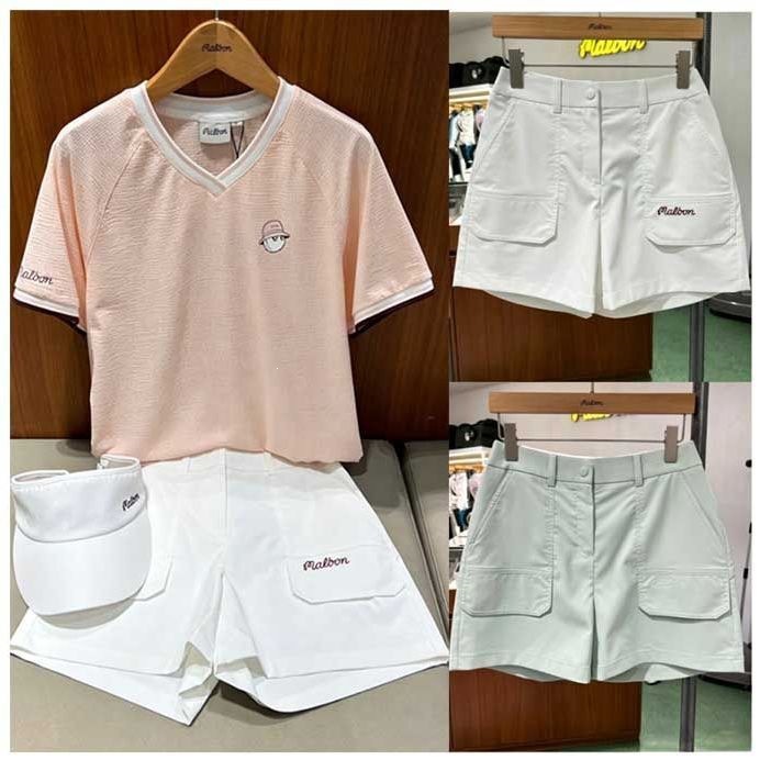 Summer women's cool-touch thin shorts with multiple pockets, made of stretchy, wrinkle-resistant fabric, white fabric is non-transparent