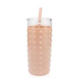 跨境专供吸管杯简约夏季果汁饮料水杯家用钻石塑料杯子工厂批发