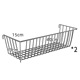 Black large hanging basket 40*15* 10cm - pack of two