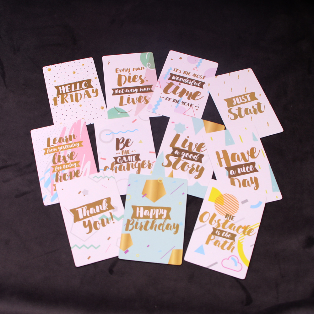 ins风贺卡生日礼物伴手礼手写祝福留言卡片儿童心愿卡售后感谢卡