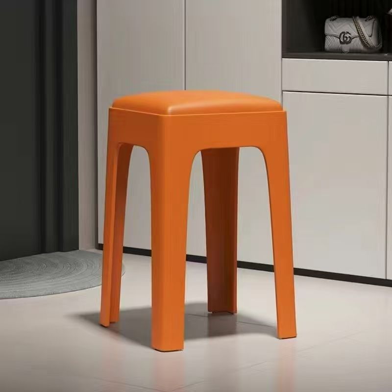 家庭用に積み重ね可能なスツール、丈夫で厚みのあるハイスツール、モダンでシンプルで耐久性のあるダイニングテーブルのスツールと椅子、スペアのプラスチックスツール|undefined