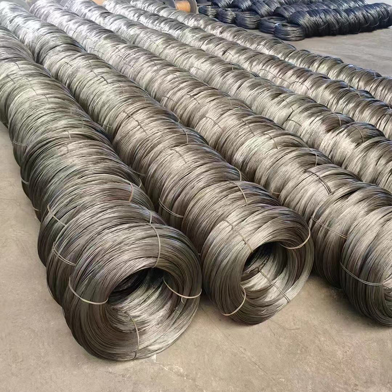 铁亮盘圆黑铁丝批发Q195农业大棚建筑带肋低碳钢丝螺纹光亮冷拔丝