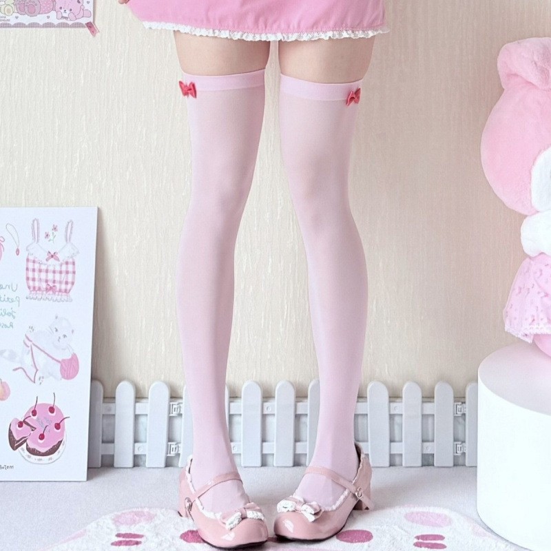 Calcetines JK para mujer, medias adelgazantes versátiles por encima de la rodilla, medias de seda para primavera y otoño, calcetines de tubo largo, calcetines de compresión antideslizantes de estilo japonés para mujer, piernas hermosas, estilo dulce. image 25