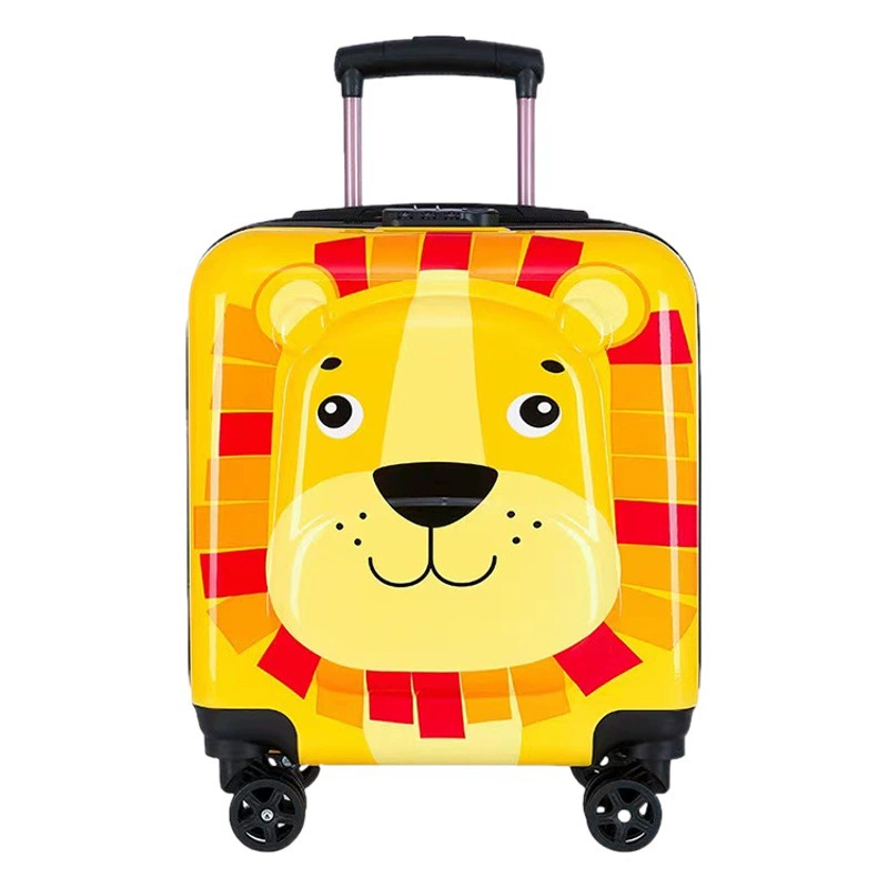 Детская тележка чемодан легкий большой емкости путешествия чемодан мультфильм животных новый детский сад школьник чемодан
