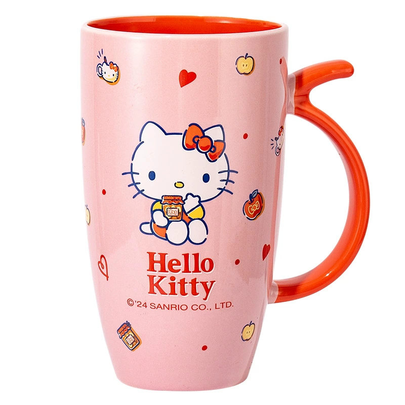 Большая керамическая кружка Sanrio для девочек, летняя питьевая чашка, милая пара кофе чашка парню подарок на день рождения