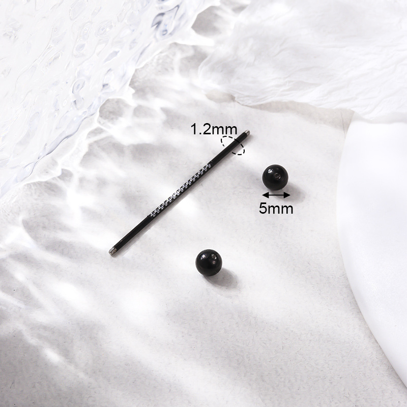 Fashion Geometric Metal Inlaid Zircon Ear Studs 1 Piece