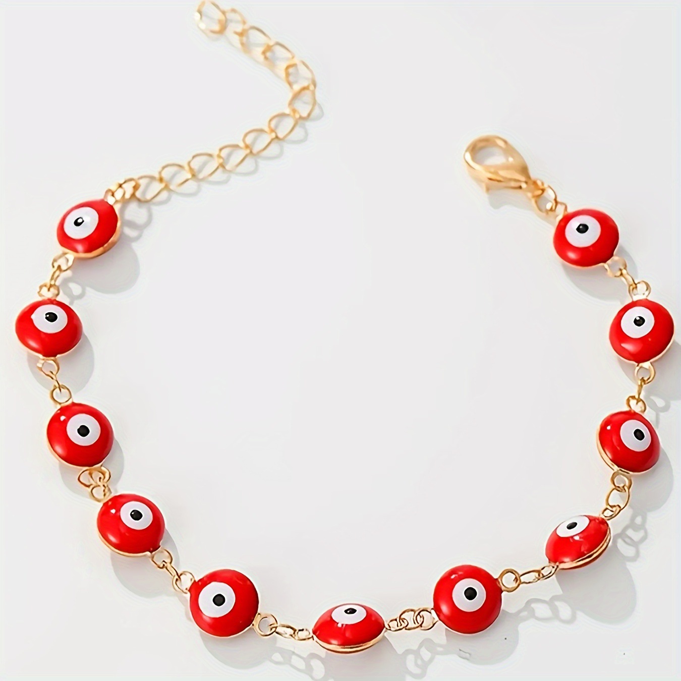Lucky Evil Eye Red String Bracelet Protection Minimalist_voghion.com