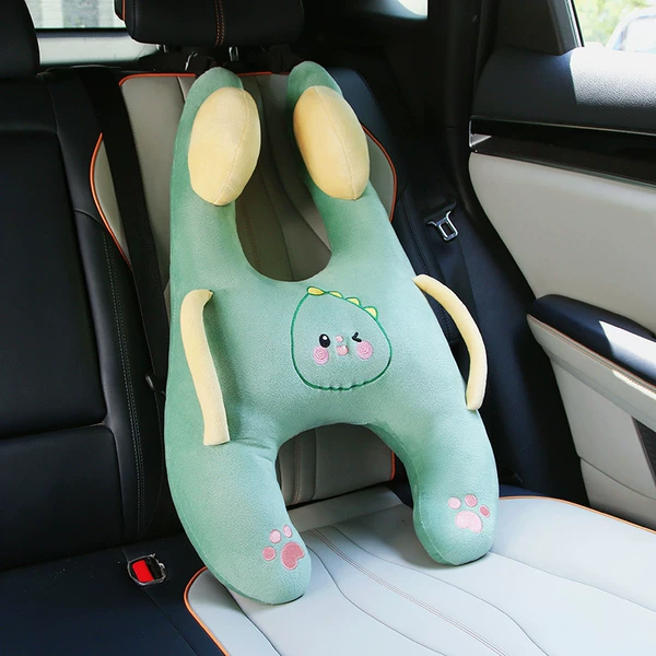 Pillow, green dinosaur, new collection