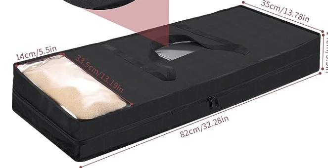 Caja de almacenamiento resistente al desgarro de almacenamiento de papel de regalo de Venta caliente transfronteriza con bolsa de almacenamiento de regalo de Navidad de velcro ajustable