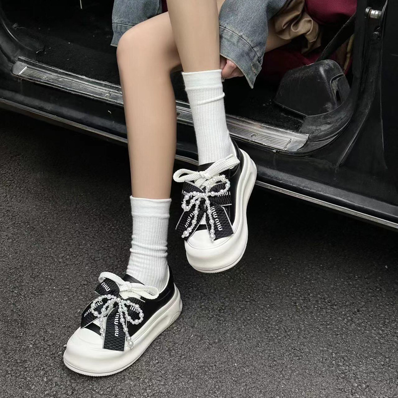 珍珠蝴蝶结耳环女