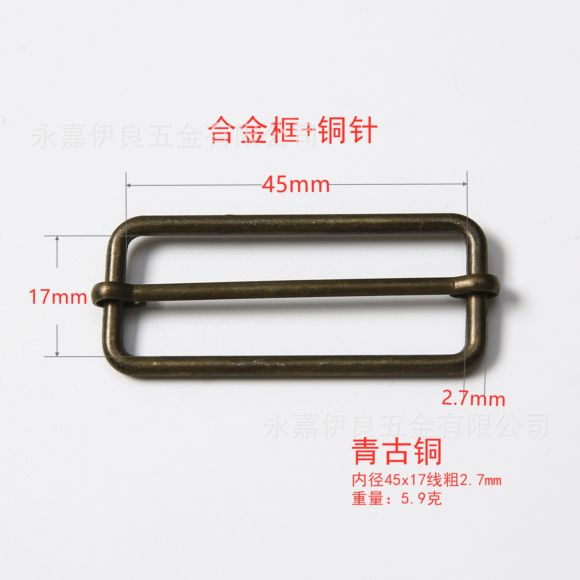Venta directa de fábrica de hebillas metálicas en forma de D en stock, hebillas ajustables de acero inoxidable, nuevas hebillas de tracción, hebillas de tres niveles de cobre, hebillas de alambre de hierro. image 119