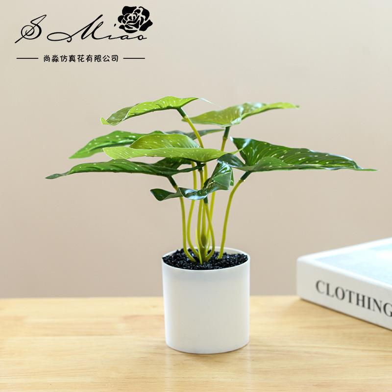 Flores artificiales, plantas verdes artificiales, bonsái, adornos creativos, flores simuladas, plantas de plástico, decoración de interiores, dropshipping, plantas en maceta simuladas