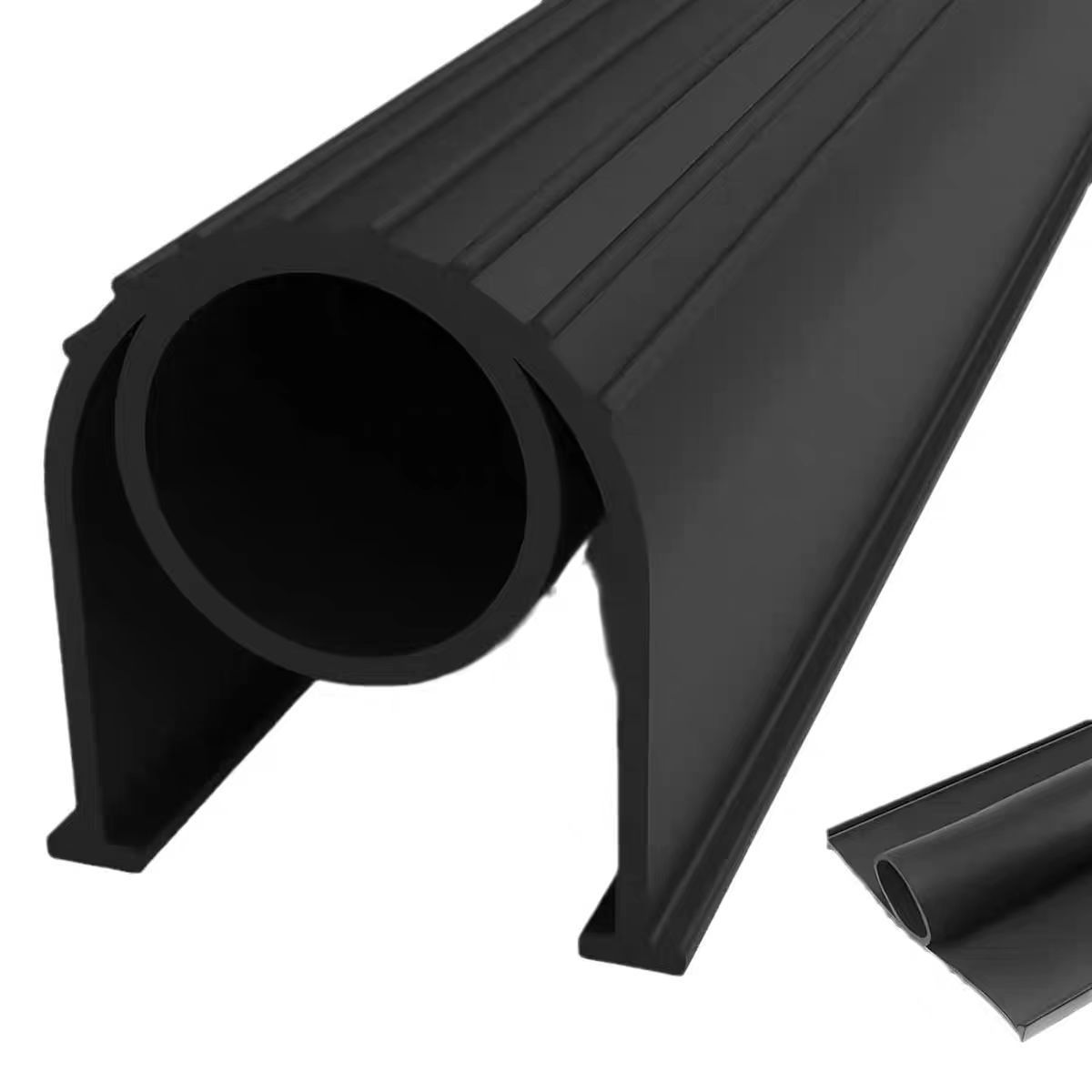 车库门底部密封条翻板门卷帘门防水防风防尘胶条EPDM橡胶密封件