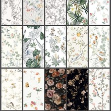 全瓷柔光花砖400x800 奶白薄荷绿法式卫生间瓷砖厨房厕所民宿花砖