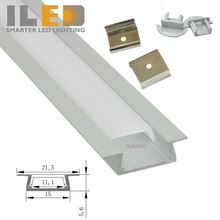 产品定制LED线性灯灯槽酒柜橱柜嵌入式线条灯外壳配件铝合金铝槽