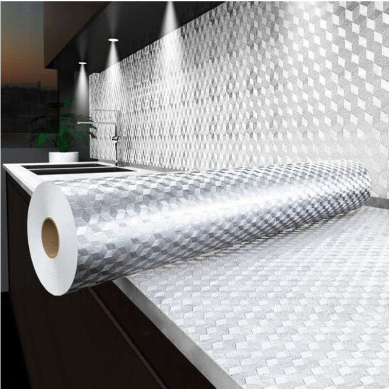 Silver vertical squares