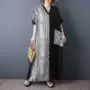 v领撞色新款显瘦连衣裙