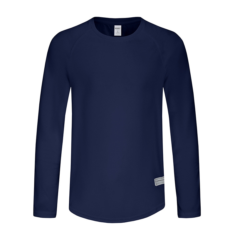 2024 primavera y verano nueva camiseta de secado rápido para hombres corriendo de manga larga ropa de fitness de tiro ropa de entrenamiento ciclismo deportes top