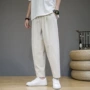 薄款直筒宽松夏季亚麻裤