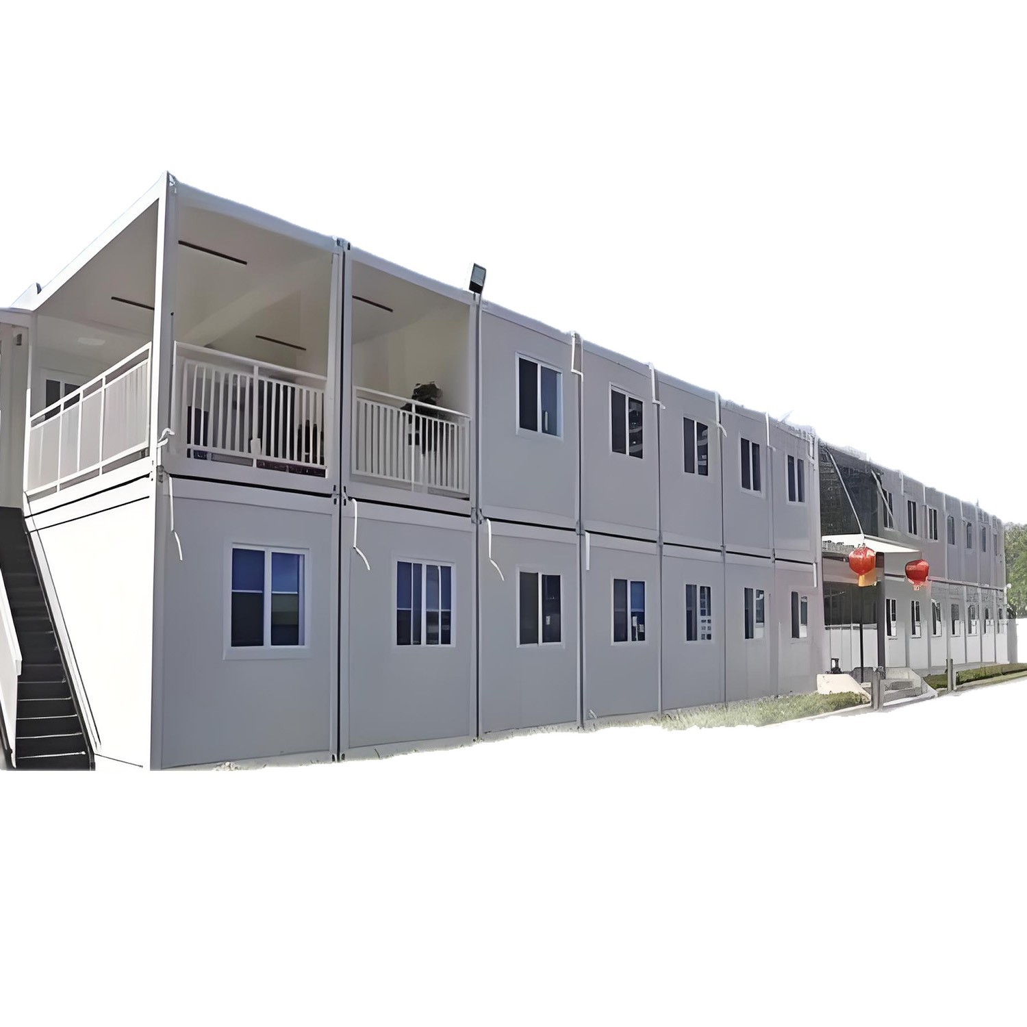 Casa móvil de contenedor de vivienda, casa de tablero móvil, sitio de construcción de oficina desmontable personalizado, casa temporal simple al aire libre