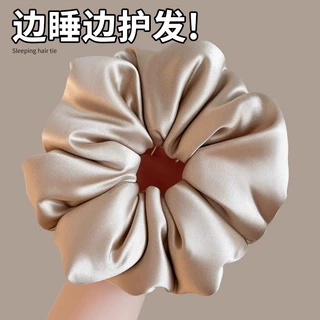 高级感枕头大肠发圈女网红超大号睡眠神器头绳丸子头发绳卷发头饰